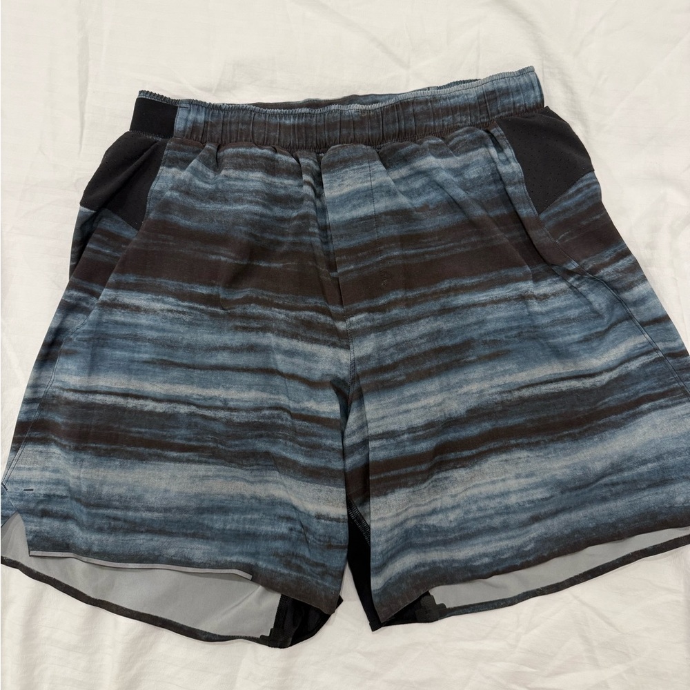 lululemon Men’s Lined Surge Short 6” Watercolor Stripe